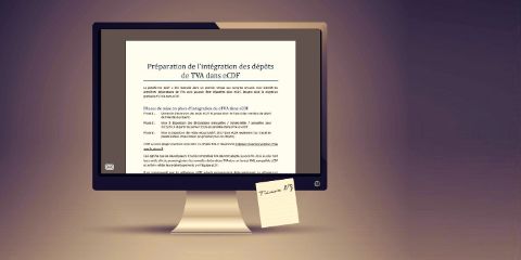 Intégration d’eTVA au système eCDF